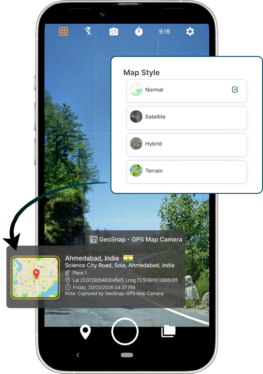 GPS Map Camera